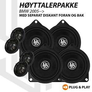 DLS høyttalerpakke for BMW