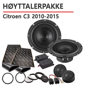 Høyttalerpakke Citroen C3