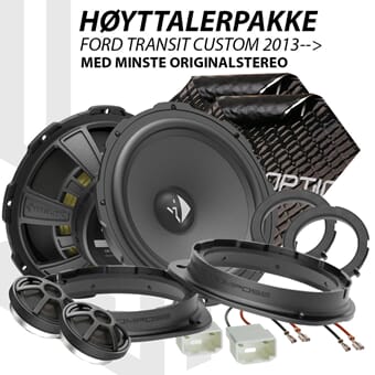 HELIX Compose høyttalerpakke Ford Transit Custom