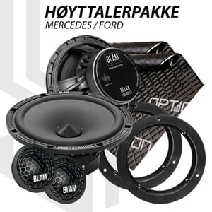 BLAM Relax høyttalerpakke Mercedes / Ford