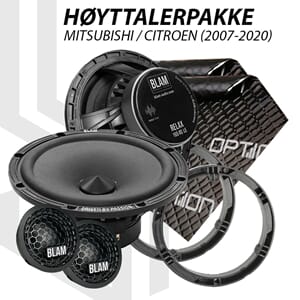 BLAM Relax høyttalerpakke Mitsubishi / Citroen