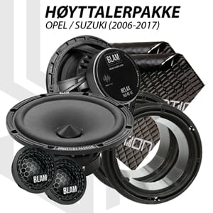BLAM Relax høyttalerpakke Suzuki / Opel