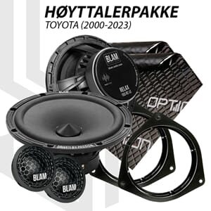 BLAM Relax høyttalerpakke Toyota