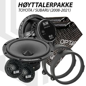 BLAM Relax høyttalerpakke Toyota / Subaru