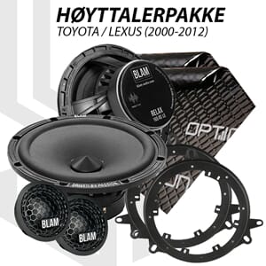 BLAM Relax høyttalerpakke Toyota / Lexus