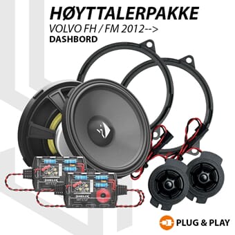 HELIX Compose høyttalerpakke Volvo FH / FM