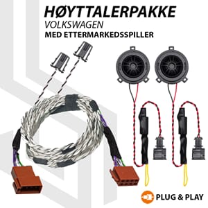 OPTION høyttalerpakke Volkswagen