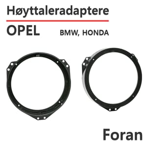 ACV Opel / BMW / Honda høyttaleradaptere (165mm)